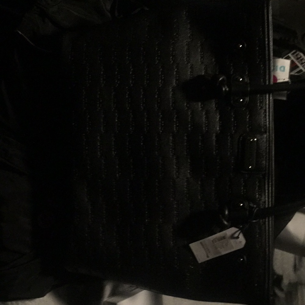 Nautical black purse large.